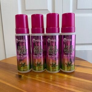 Mielle braid set foam rice water & aloe Vera lot 4